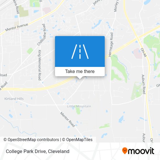 Mapa de College Park Drive