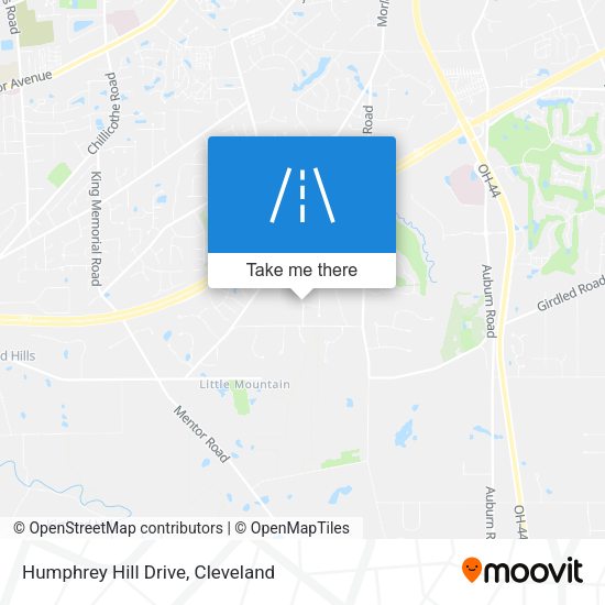 Humphrey Hill Drive map