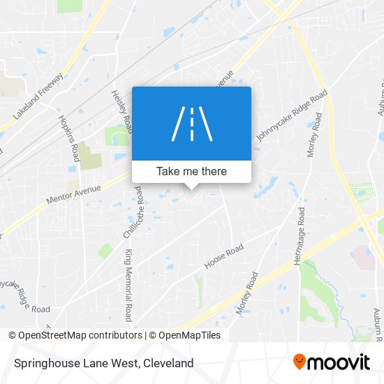 Springhouse Lane West map