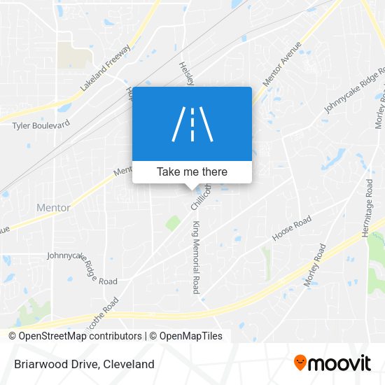 Briarwood Drive map