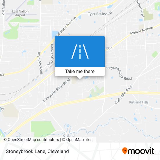 Stoneybrook Lane map