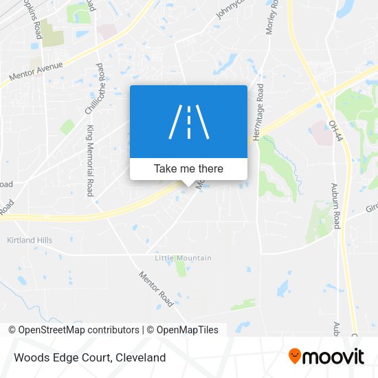 Mapa de Woods Edge Court