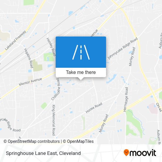 Mapa de Springhouse Lane East
