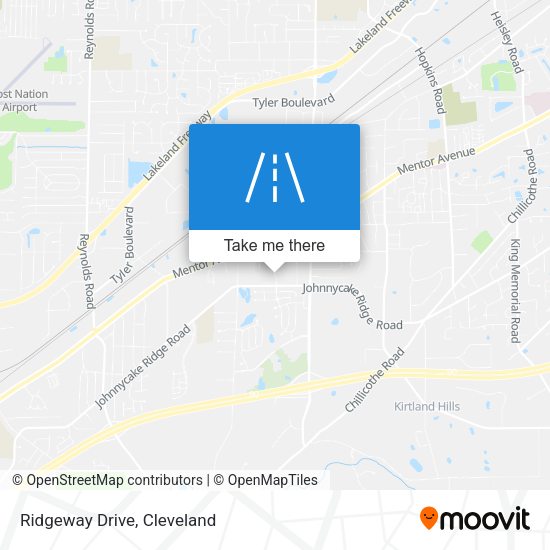 Mapa de Ridgeway Drive