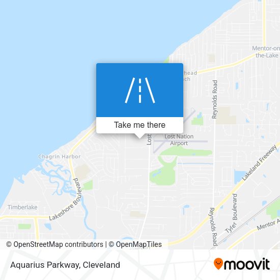 Aquarius Parkway map