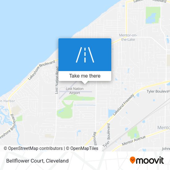 Bellflower Court map