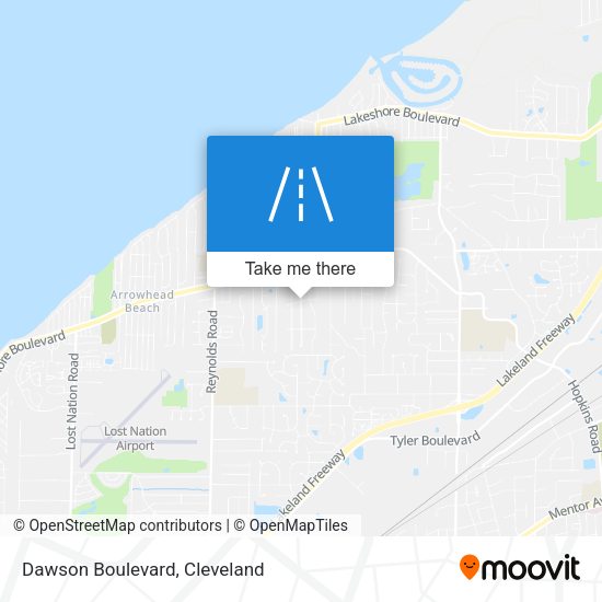 Dawson Boulevard map