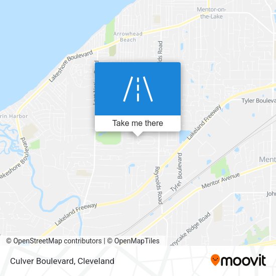 Culver Boulevard map