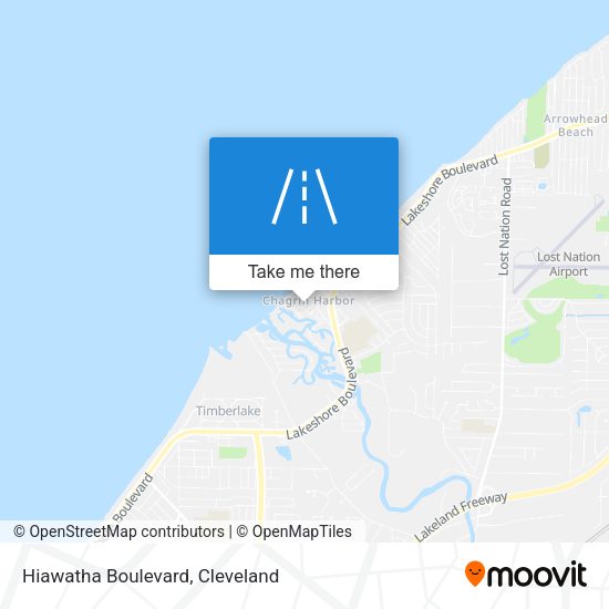 Hiawatha Boulevard map