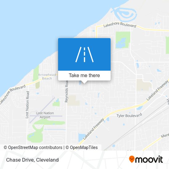 Chase Drive map