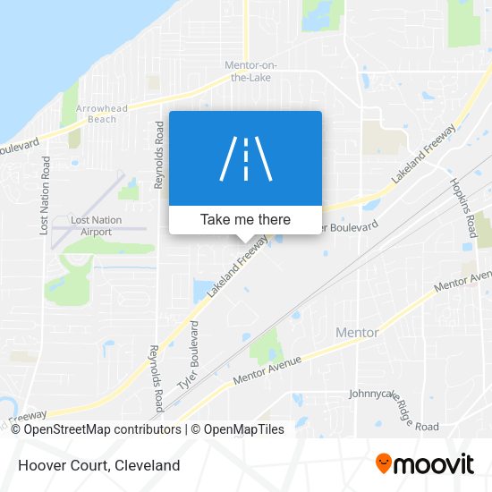 Mapa de Hoover Court