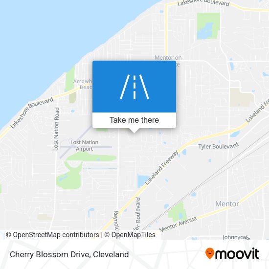 Cherry Blossom Drive map