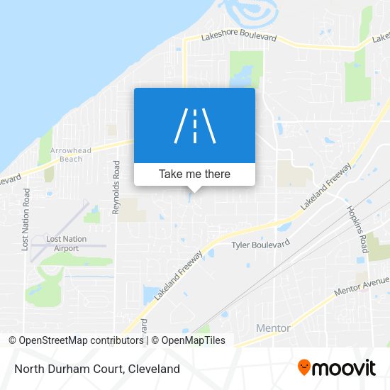 North Durham Court map