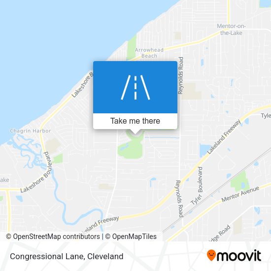 Mapa de Congressional Lane