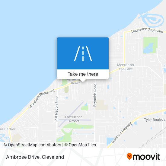 Mapa de Ambrose Drive
