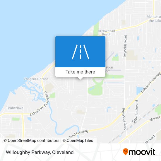 Willoughby Parkway map