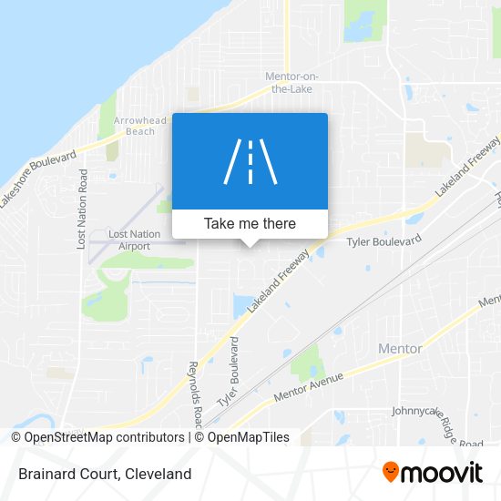 Mapa de Brainard Court