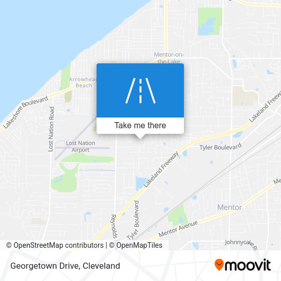 Georgetown Drive map