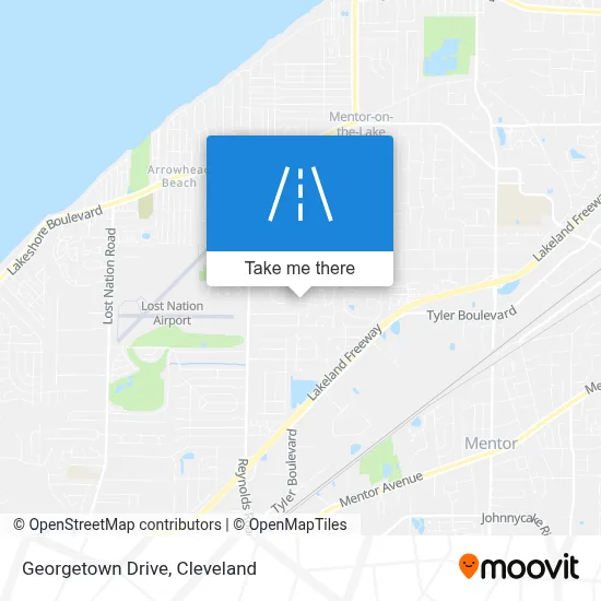 Georgetown Drive map