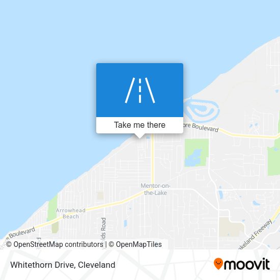 Mapa de Whitethorn Drive