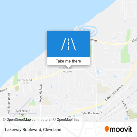 Mapa de Lakeway Boulevard