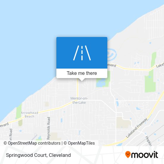Mapa de Springwood Court