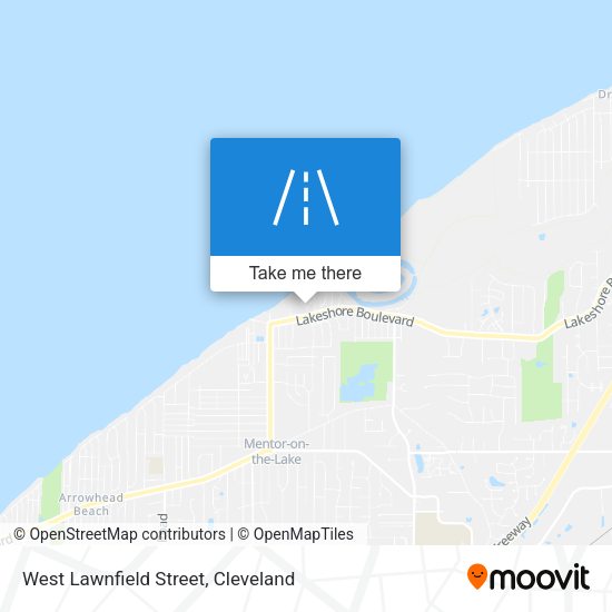 Mapa de West Lawnfield Street