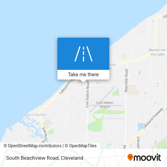 South Beachview Road map