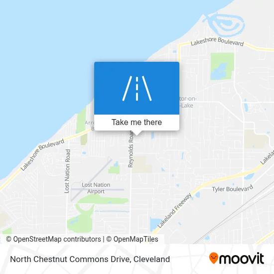 North Chestnut Commons Drive map