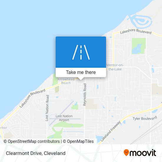 Clearmont Drive map