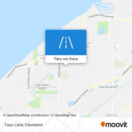 Mapa de Faye Lane