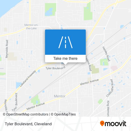 Tyler Boulevard map