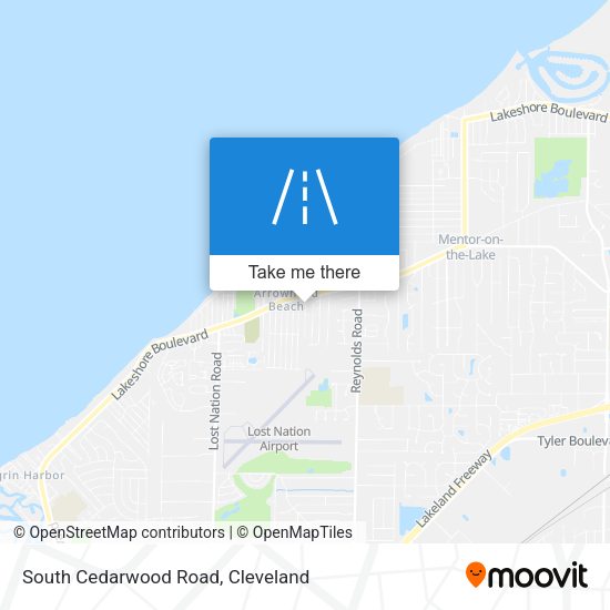 Mapa de South Cedarwood Road