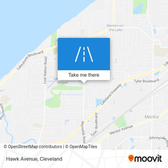 Mapa de Hawk Avenue