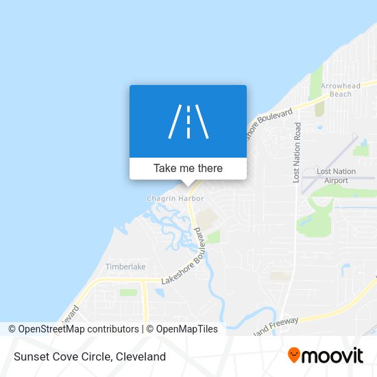 Mapa de Sunset Cove Circle