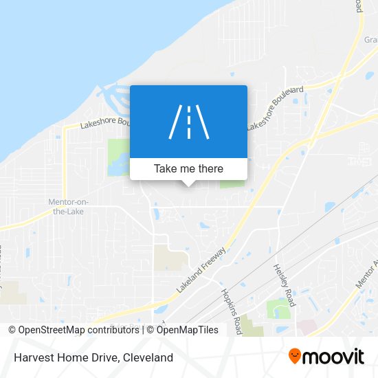 Harvest Home Drive map