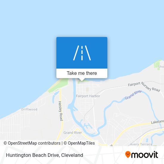 Mapa de Huntington Beach Drive