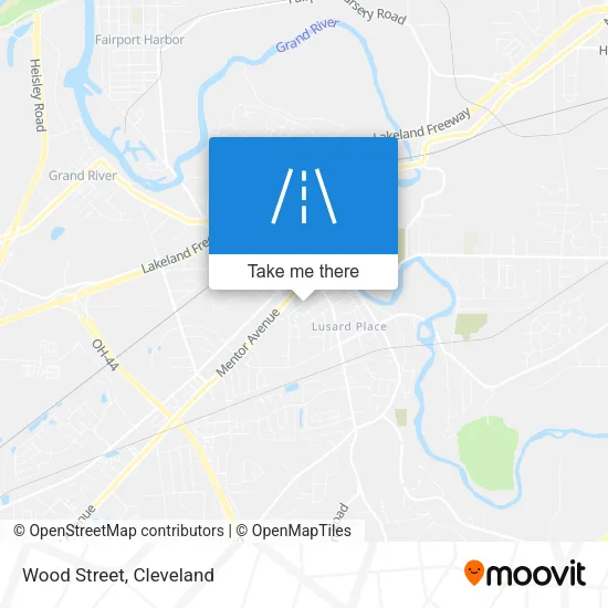 Wood Street map