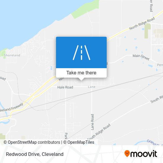 Mapa de Redwood Drive