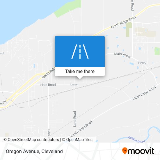 Mapa de Oregon Avenue
