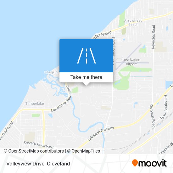 Mapa de Valleyview Drive