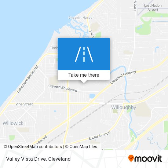 Mapa de Valley Vista Drive