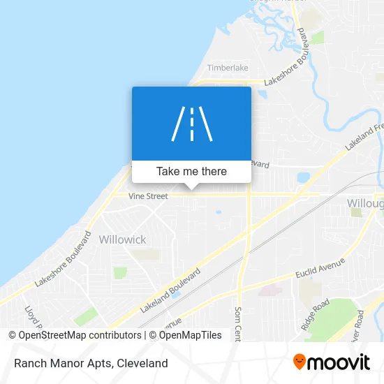 Ranch Manor Apts map