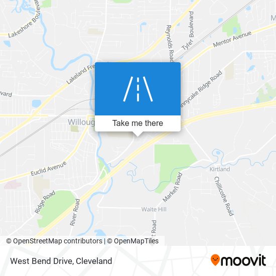 West Bend Drive map