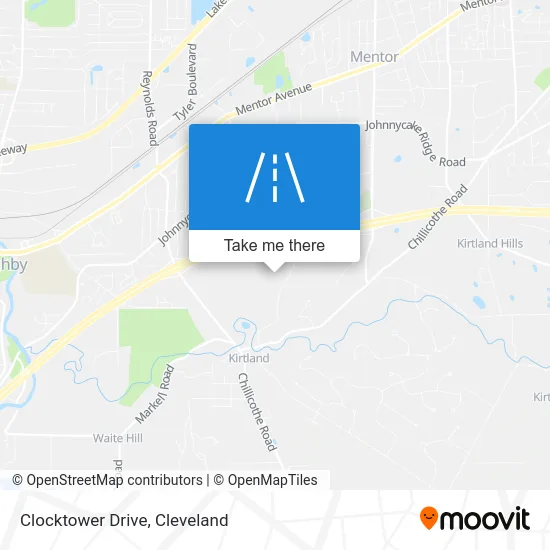 Clocktower Drive map