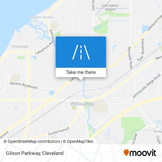 Gilson Parkway map