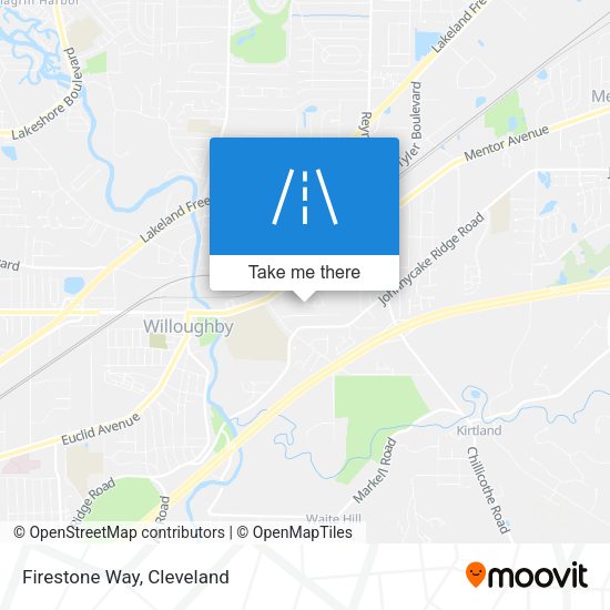 Mapa de Firestone Way