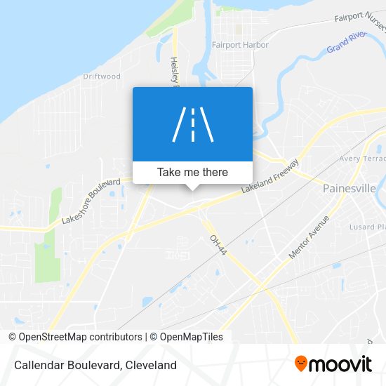 Callendar Boulevard map