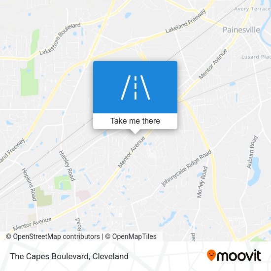 The Capes Boulevard map