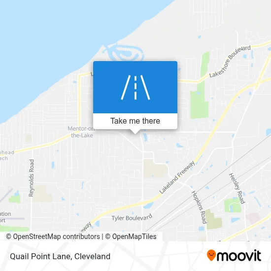 Quail Point Lane map